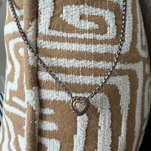 David Yurman | Silver Heart Pendant Necklace